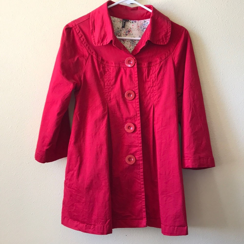 Cherry red jacket